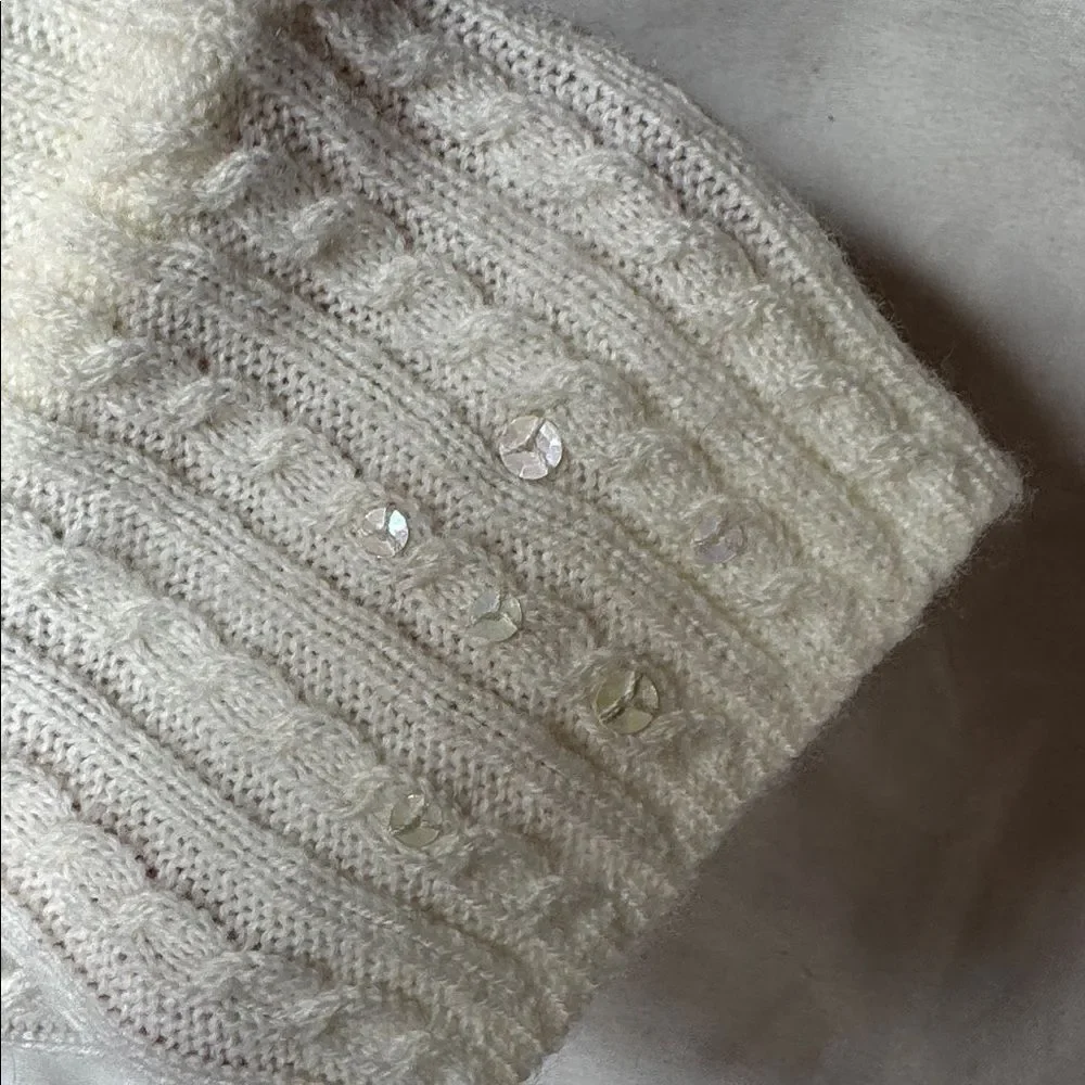 American Girl Winter White Truly Me 2015 Cable Knit Shorts.